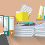 searching through legal supplies