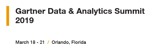 Gartner Data & Analytics Summit