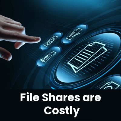 File shares are costly